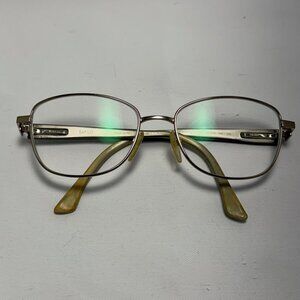 Safilo Gold Metal Eyeglasses – Frames Only